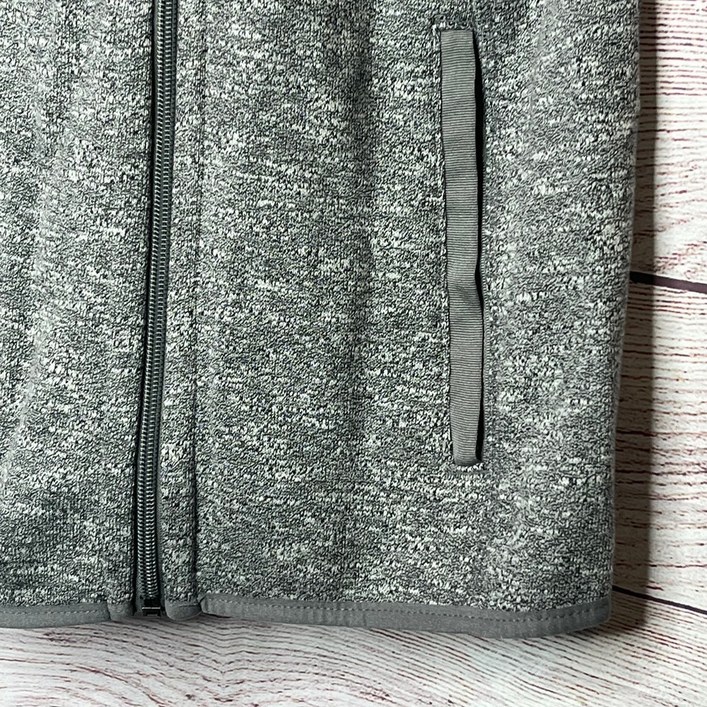 Zusa Women's Midtown Gray Fleece Zipper Vest Logo Size Small New - Picture 9 of 12